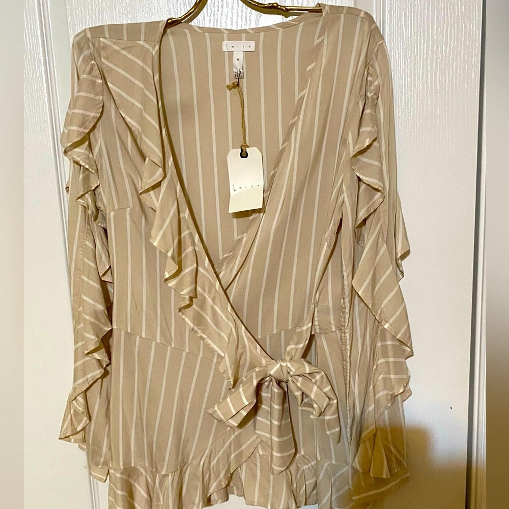LEITH Ruffled blouse‎ Size M